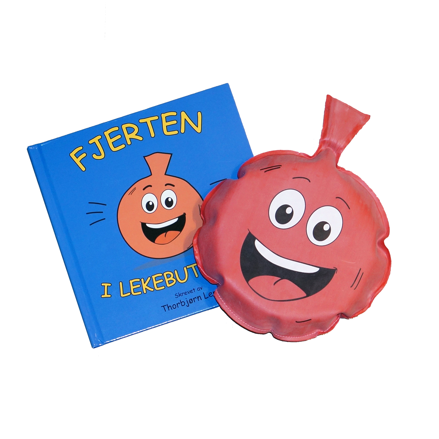 Fjerten-pakke: barnebok og prompepute